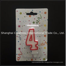 China Supplier Unique Birthday Cake Candle Number Candle for Sale